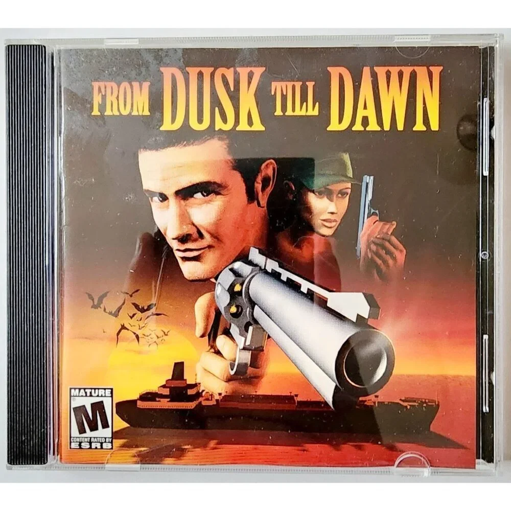 2001 From Dusk Till Dawn PC Video Game Complete in Box Vampire Horror CIB E21